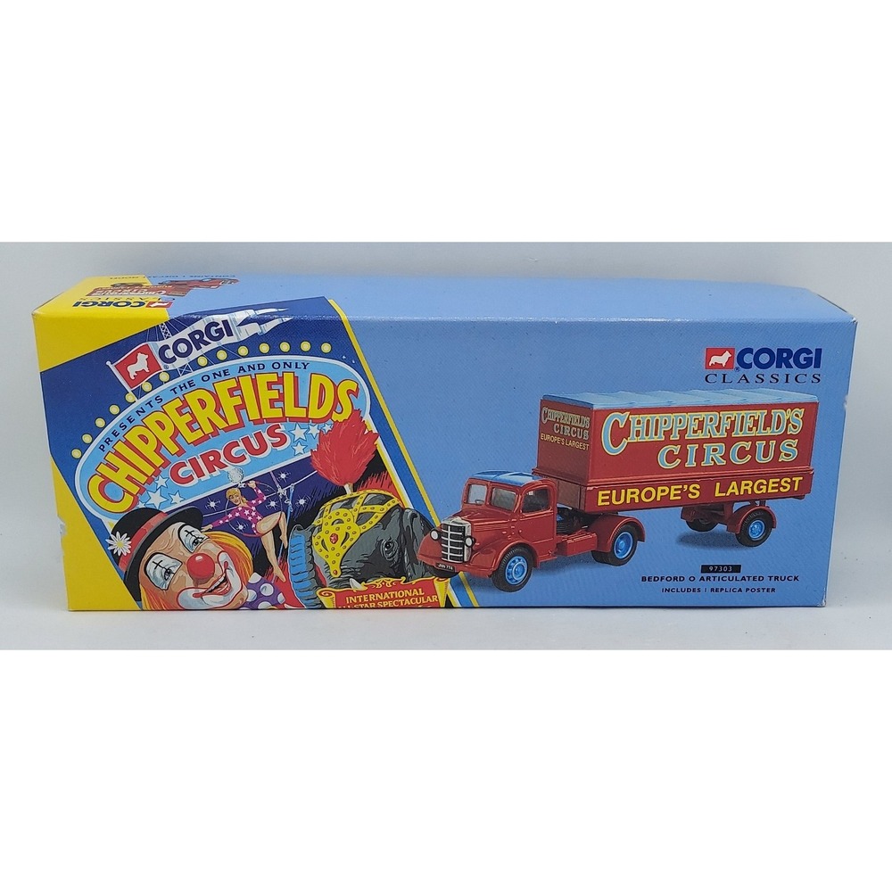 1994 Corgi Classics Chipperfields Circus 97303 Bedford O Articulated Truck 1/50